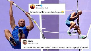 Fans React as Estonian Athletes Pole Vaulting Attempt During Decathlon at Paris Games Goes Viral [upl. by Bergen62]