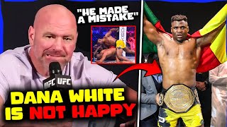 Dana White REACTS To Francis Ngannou DESTROYING Renan Ferreira amp Becoming PFL CHAMPION Tom Aspinall [upl. by Anitsrihc]