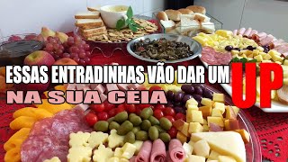 ENTRADAS PARA SUA CEIA DE NATAL  RECEITAS DA ROSA [upl. by Htebazileyram]