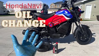 1st Oil Change on the Honda Navi [upl. by Ailecra]