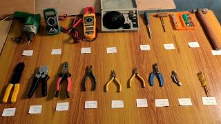 Basic electrician tools  basic Electrical tool  hand tools [upl. by Procter]