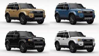 New 2024 Toyota Land Cruiser  COLORS [upl. by Gut]