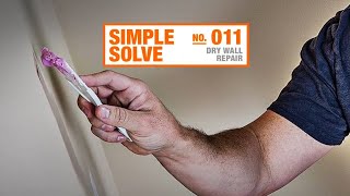 How to Fix Small Holes in Drywall  The Home Depot Canada [upl. by Montano]