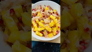 Pomelo Pomegranate amp Pineapple Salad yummy😋 fruitsalad [upl. by Adyan]