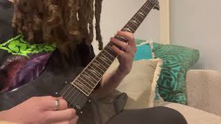 Obituary  Cause of Death Guitar Solo Cover [upl. by Riki]