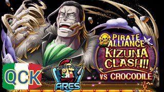 optc  Kizuna vs Crocodile 10 ⭐ Qck [upl. by Leirum]