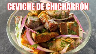 El Mejor CEVICHE de CHICHARRÓN  El de las trufas [upl. by Yenar477]