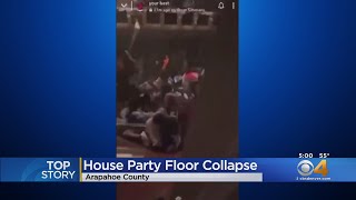 Floor Collapses During House Party Teenagers Hospitalized [upl. by Parish658]