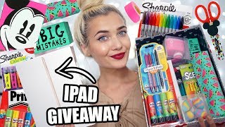 HUGE BACK TO SCHOOL STATIONARY amp IPAD GIVEAWAY [upl. by Haimerej]