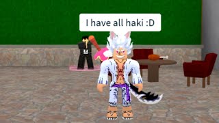 Buying conquer haki in king legacy I have all haki now D [upl. by Hawkie]