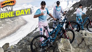 ALETSCH ENDURO WORLD CUP SHAKEDOWN AND NEW BIKES  Jack Moir [upl. by Winston]