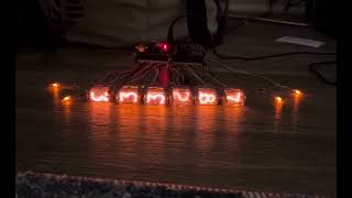 Nixie Tube Clock Working Progress [upl. by Meredeth]