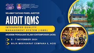 AUDIT iQMS ACIS 2024 [upl. by Etti]