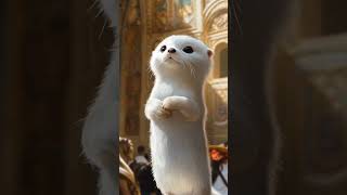 Lovely little snowwhite otter cute pet ithastobethisway [upl. by Dagley]