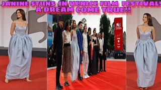 JANINE GUTIERREZS DREAM COME TRUE STUNNING SA VENICE FILM FESTIVAL [upl. by Nedi]