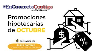 Promociones hipotecarias de OCTUBRE [upl. by Euqinahs]