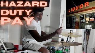 HAZARD DUTY PAY by JPEGMAFIA  Drum Cover [upl. by Erroll]