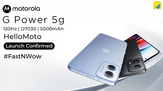 Motorola G Power2024 Launch Confirmed in India 🔥  Moto g Power 5G Specifications amp Price ⚡ [upl. by Emorej]