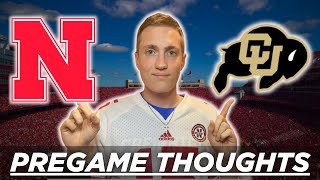 Nebraska vs Colorado PREGAME MESSAGE  FIVE THINGS TO WATCH FOR  GAMEDAY  Husker Football Reaction [upl. by Litman49]