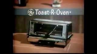 VINTAGE 1966 GENERAL ELECTRIC TOASTER OVEN COMMERCIAL TOAST R OVEN AS THEY CALLED IT IN 1966 [upl. by Yelsel]