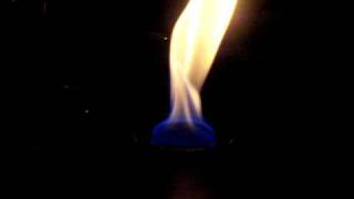 Alcohol Flame Test [upl. by Ahsinnod]