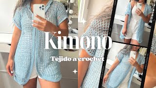 KIMONO TEJIDO A CROCHET [upl. by Bagger]