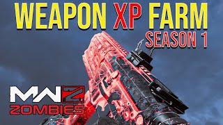 BEST Solo Zombies Weapon XP and Camo FARM  After Season 1 Patch [upl. by Annotahs]