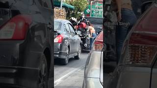 Most unusual incident at traffic signal shortsvideo [upl. by Aliuqehs]