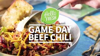 Easy Beef Chili  HelloFresh [upl. by Nanine538]