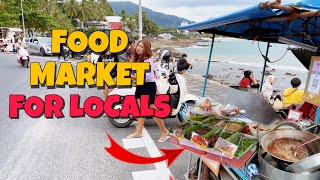 【🇹🇭 4K】Patong Cheap Thai Food Market  Kalim Beach Phuket 2022 [upl. by Asillim590]