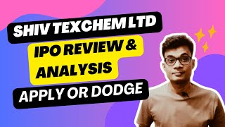 Shiv texchem ipo review [upl. by Balbur21]