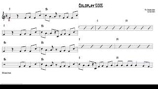 The Scientist  Coldplay 2002 C Flute Sheet music [upl. by Noirb962]