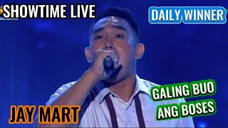 TAWAG NG TANGHALAN DAILY WINNER JAY MART showtimelive showtimeonlineu [upl. by Uuge]