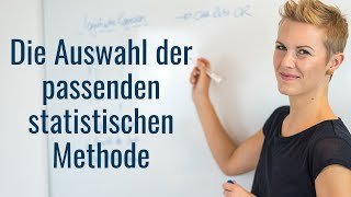 Die Auswahl der passenden statistischen Methode [upl. by Shutz]