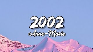 AnneMarie 2002 Lyrics [upl. by Viguerie]