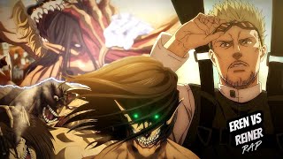 Eren Vs Reiner amp Galliard  Shingeki No Kyojin Rap  Final Season 2022  Doblecero [upl. by Roderica576]