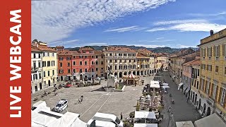 Webcam Live Sarzana SP  Piazza Matteotti dal Comune di Sarzana [upl. by Nwahsauq]