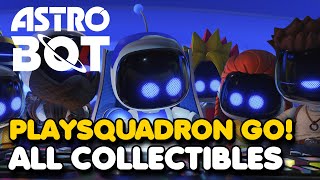 Astro Bot  PlaySquadron Go 100 Walkthrough All Bots amp Puzzle Pieces [upl. by Sutelc]