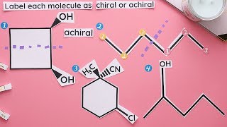 How to Find Chiral Centers amp the Difference Between Chiral vs Achiral Molecules  Organic Chemistry [upl. by Sunil]