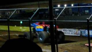 Hagerstown Monster Jam 72410  Spiderman Freestyle [upl. by Moshe977]