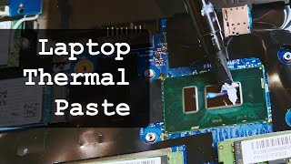 How to Reapply Thermal Paste on Your Laptop CPU and GPU with results  Lenovo Thinkpad T580 P52s [upl. by Lexie926]