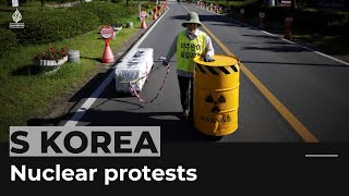 S Korea Opposition grows against nuclear power plant expansion [upl. by Anehsuc]