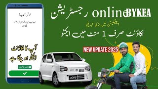 how to register car and bike with bykea 2024  bykea online registration  bykea registration [upl. by Enelyaj844]