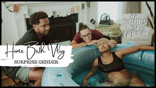 HOME BIRTH VLOG Surprise Gender  Unmedicated Birth  Labor and Delivery Vlog [upl. by Balcke212]