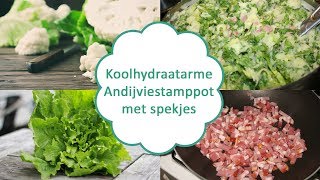 Koolhydraatarme Andijviestamppot met spekjes [upl. by Tally]