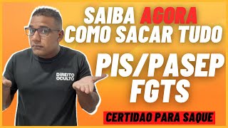 COMO TIRAR CERTIDÃO PARA SAQUE DE FGTS PIS E PASEP 2021 [upl. by Zolnay296]