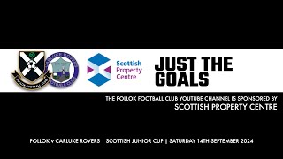 Pollok v Carluke Rovers  21st September 2024  Just the Goals [upl. by Carmelle]