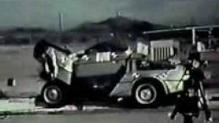 DeLorean DMC12 40mph Crash Test [upl. by Adan]