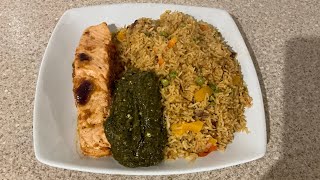 THE BEST JOLLOF RICE GAMBIAN 🇬🇲 SENEGALESE 🇸🇳 CALLED BENACHIN food africa senegal gambian [upl. by Ilohcin]