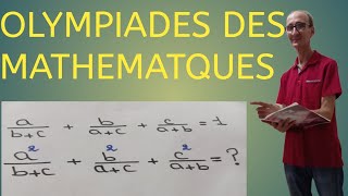 OLYMPIADES DE MATHEMATQUES INTERNATIONAL [upl. by Aedni394]